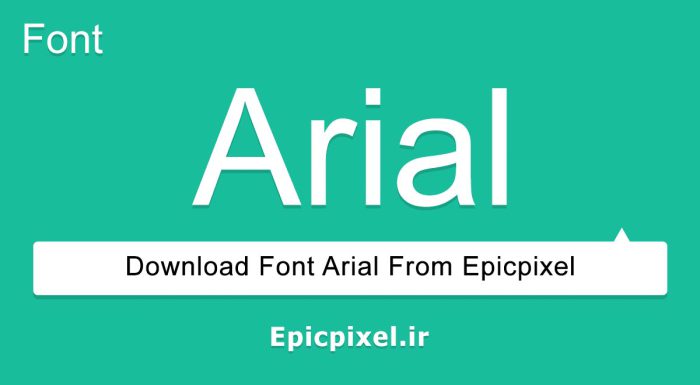فونت Arial