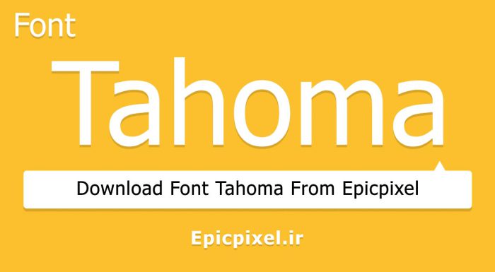 فونت Tahoma