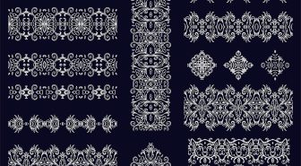 وکتور کادر و حاشیه اسلیمی