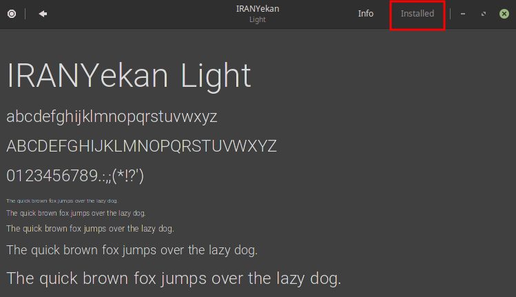 آموزش نصب فونت در لینوکس