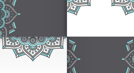 وکتور اسلیمی رنگارنگ