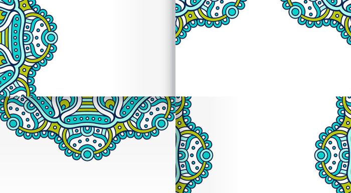 وکتور اسلیمی فیروزه ای