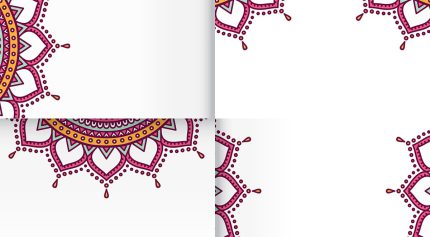 وکتور اسلیمی صورتی