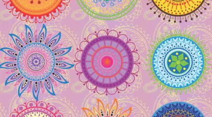 وکتور ماندالا رنگی چندتایی