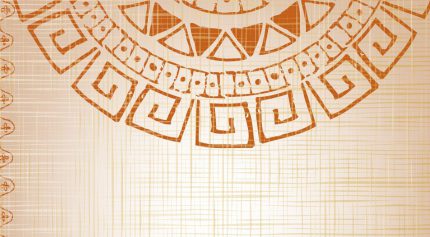 وکتور اسلیمی ماندالا نیم دایره