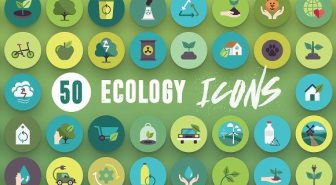 مجموعه 50 آیکن اکولوژی و زیست محیطی