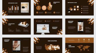 قالب پاورپوینت کسب و کار گرنا تیره و روشن