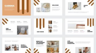 قالب پاورپوینت کسب و کار گرنا تیره و روشن