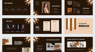 قالب پاورپوینت کسب و کار گرنا تیره و روشن