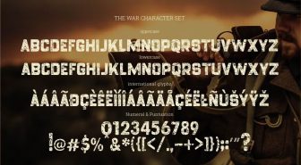فونت The War انگلیسی