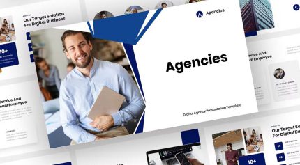 قالب پاورپوینت آژانس دیجیتال مارکتینگ اجنسیز