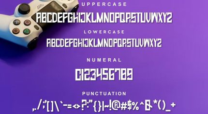 فونت Gasage انگلیسی