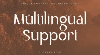 فونت Glosary انگلیسی