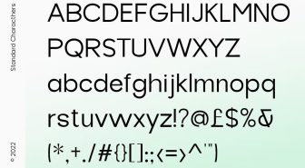 فونت Mograph انگلیسی