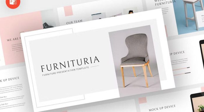 قالب پاورپوینت مبلمان و دکوراسیون فارنیچوریا