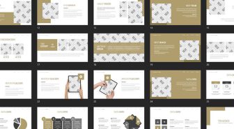 قالب پاورپوینت گرادیونا 5 رنگ مختلف