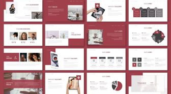 قالب پاورپوینت گرادیونا 5 رنگ مختلف