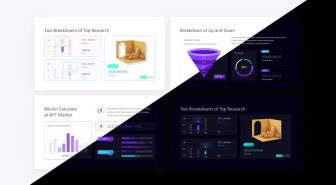 قالب پاورپوینت داشبورد شاخص کلیدی عملکرد گرادینت
