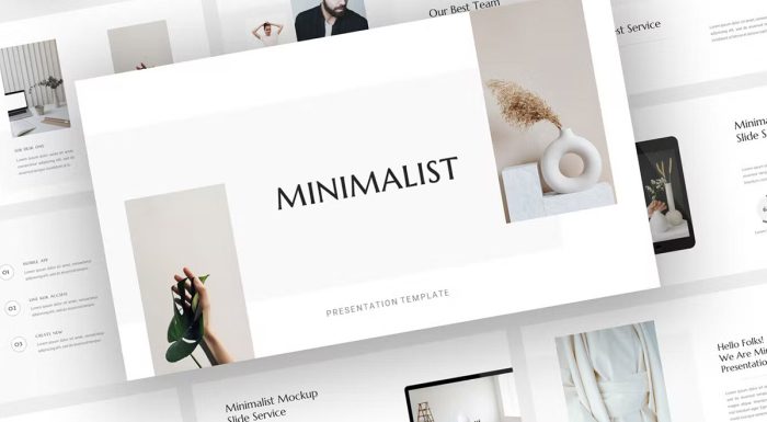 قالب پاورپوینت مینیمالیسم با طراحی کلاسیک