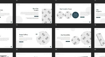 قالب پاورپوینت اونرا با 5 رنگ مختلف