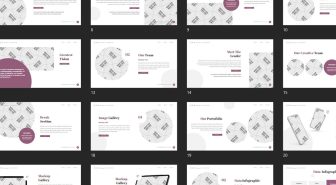 قالب پاورپوینت اونرا با 5 رنگ مختلف