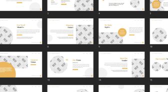 قالب پاورپوینت اونرا با 5 رنگ مختلف