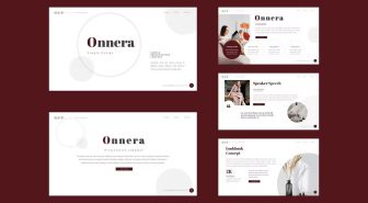 قالب پاورپوینت اونرا با 5 رنگ مختلف