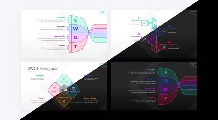 قالب پاورپوینت اینفوگرافیک خطی سوات رنگی