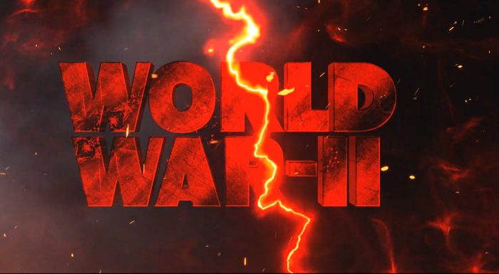 پروژه افتر افکت تریلر جنگ جهانی قرمز بهمراه رعد برق