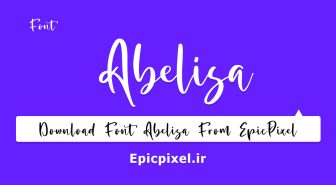 فونت Abelisa انگلیسی