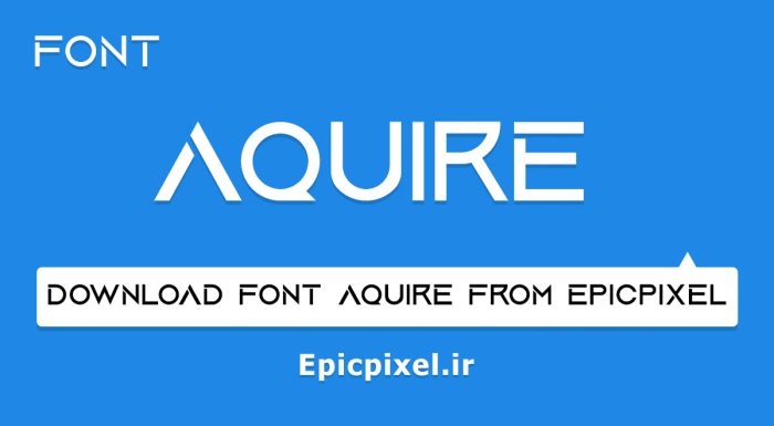 فونت Aquire