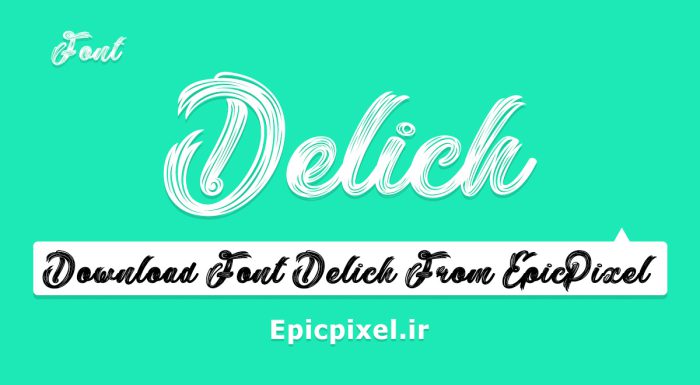 فونت Delich