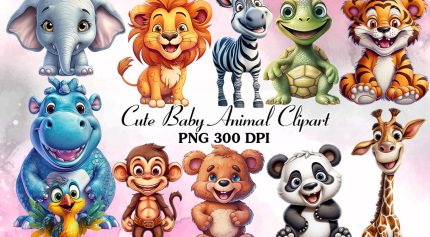 عکس های دوربری شده بچه حیوانات شاد کودکانه