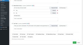 افزونه Bookly Custom Fields فیلدهای سفارشی بوکلی