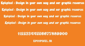 فونت Artka انگلیسی