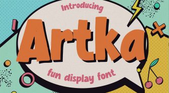 فونت Artka انگلیسی