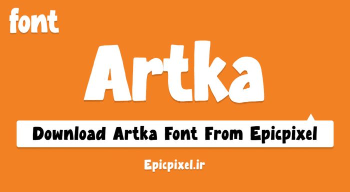 فونت Artka انگلیسی