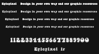 فونت Astronaut انگلیسی