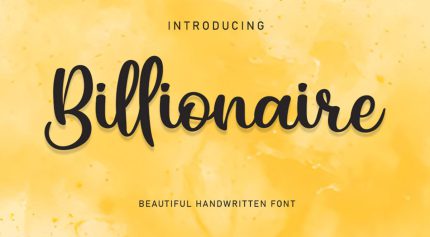فونت Billionaire انگلیسی