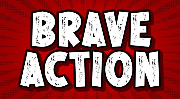 فونت Brave Action انگلیسی