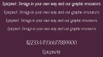 فونت Cairoline انگلیسی