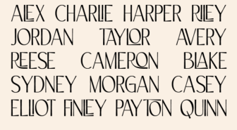 فونت Cairoline انگلیسی