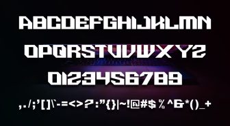 فونت Enwirto انگلیسی