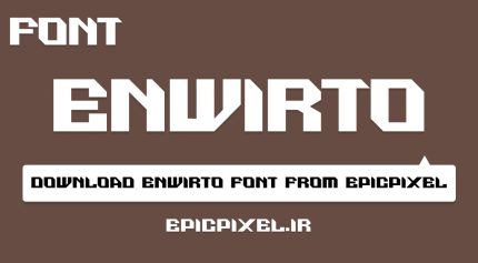 فونت Enwirto انگلیسی