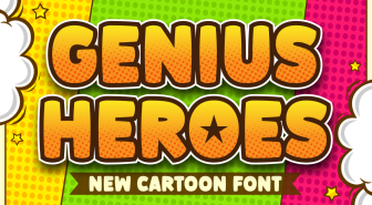فونت Genius Heroes انگلیسی