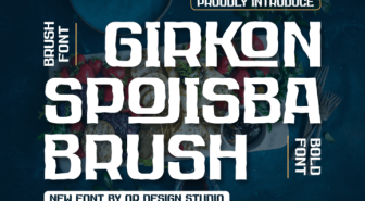 فونت Girkon Spojisba انگلیسی