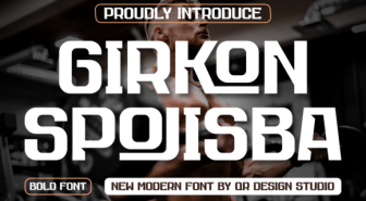 فونت Girkon Spojisba انگلیسی