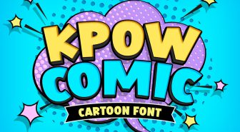 فونت Kpow Comic انگلیسی
