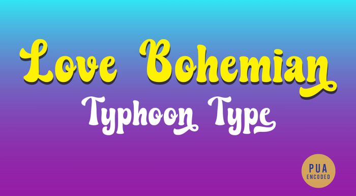 فونت Love Bohemian انگلیسی