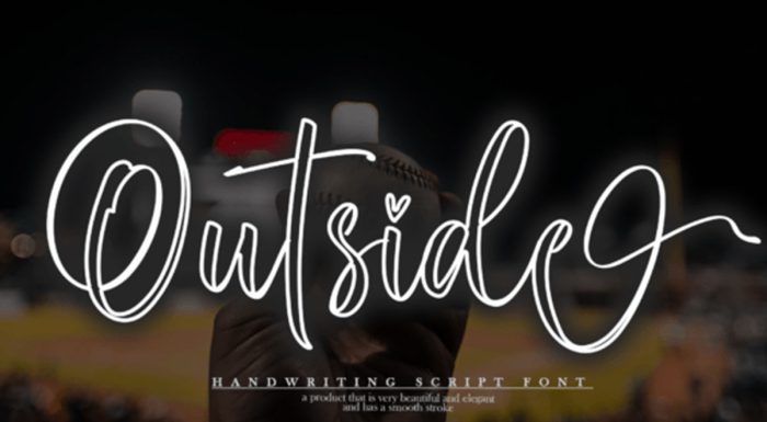 فونت Outside انگلیسی